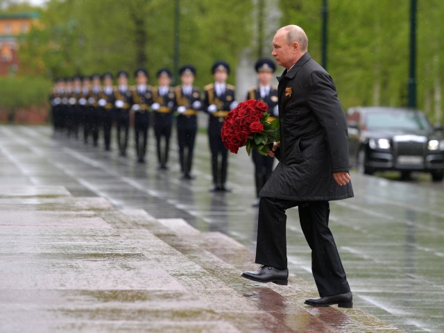 Rusko oslobodenie75 Putin Deň víťazstva