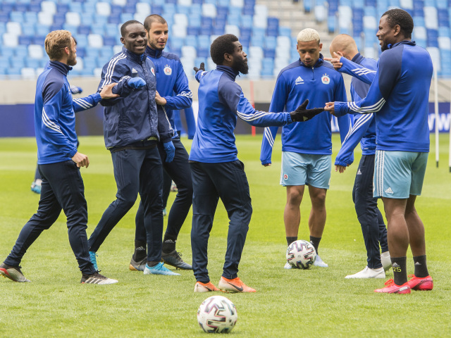 Slovan, tréning