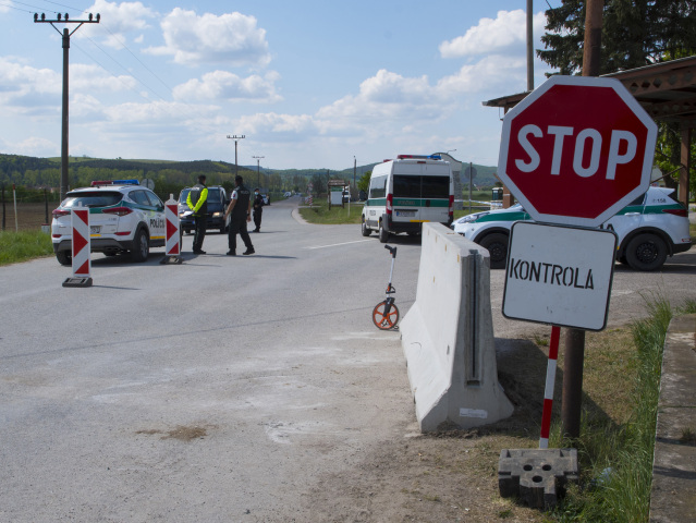 Maďarsko Hosťovce Polícia Hraničný Priechod hranica