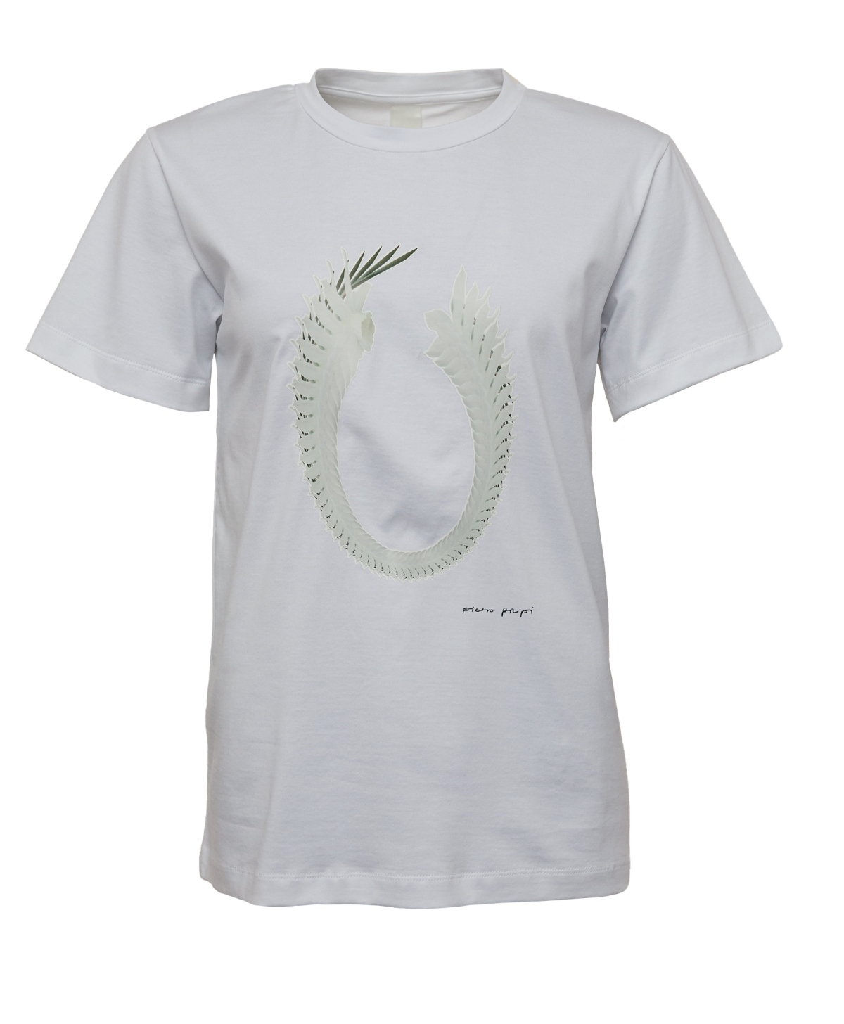 Dámske tričko s animovaným motívom a jemným logom Pietro Filipi. Predáva sa za 64 eur. 