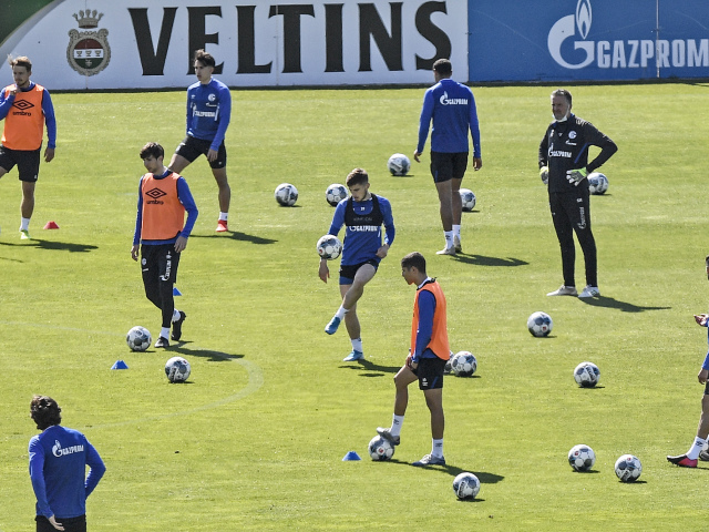 Schalke, tréning