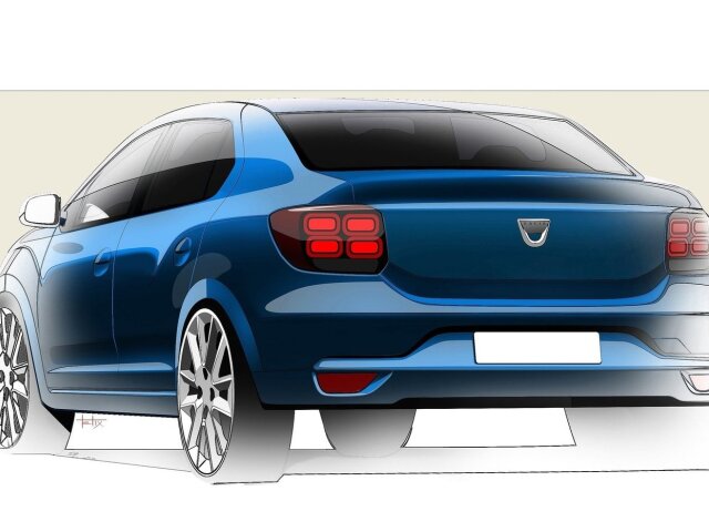 Dacia Logan - skica 2017