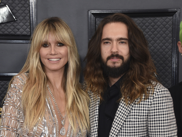 Heidi Klum a jej manžel Tom Kaulitz na zábere z januára 2020.