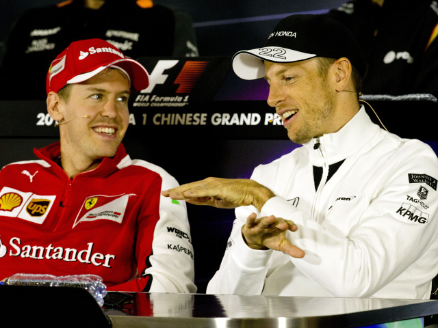Sebastian Vettel, Jenson Button