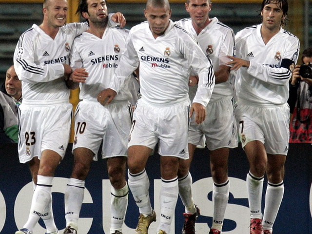 David Beckham, Luis Figo, Ronaldo, Zinedine Zidane, Raúl