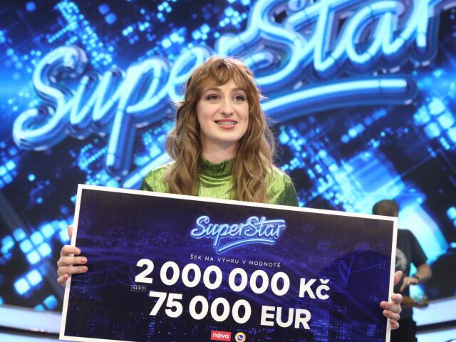 Víťazka súťaže Superstar Barbora Piešová. 
