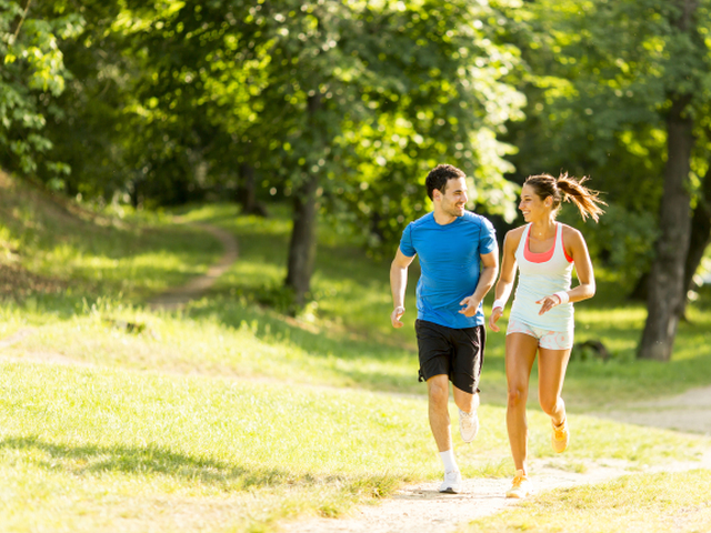 príroda, pohyb, beh, jogging