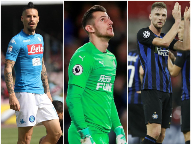 Marek Hamšík, Martin Dúbravka, Milan Škriniar