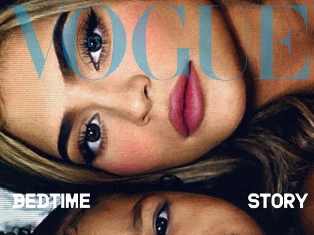 Záber na Kylie Jennerovú na obálke magazínu Vogue CS.