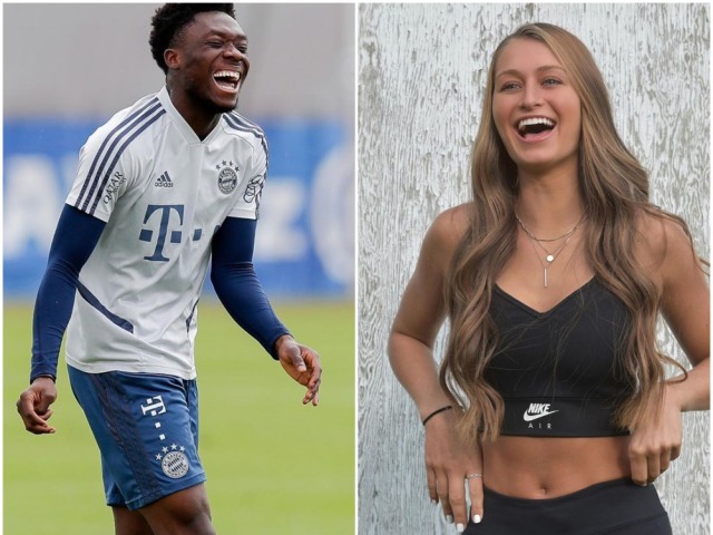 Alphonso Davies Jordyn Huitemová