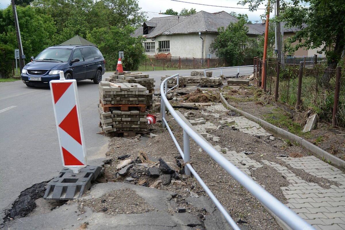 Pichne - škody po povodni 5
