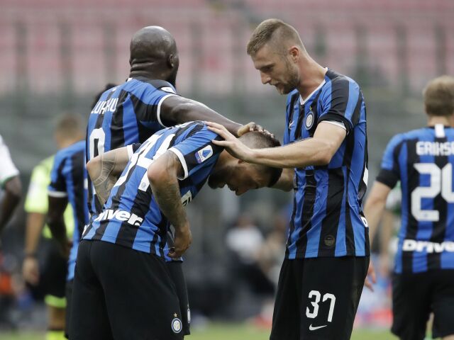 Milan Škriniar, Cristiano Biraghi, Romelu Lukaku