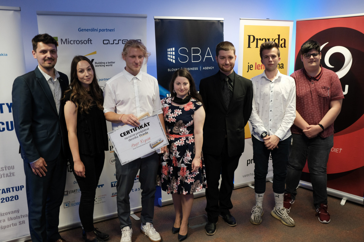 Slovak University Startup Cup 2020, hugo repáň
