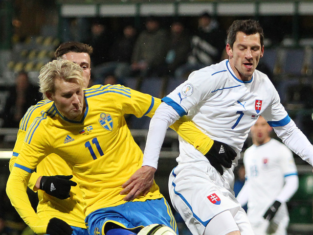 FUTBAL: Slovensko - védsko Čišovský