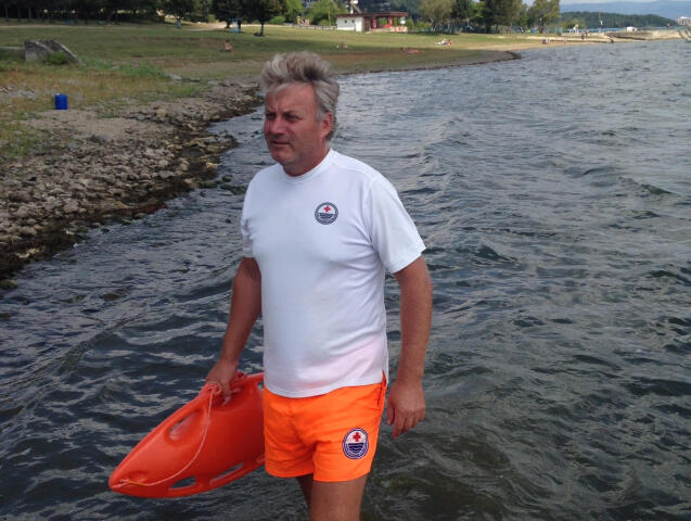 Pavol Skyba, plavčík, Zemplínska šírava