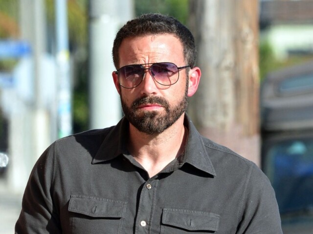 Herec Ben Affleck a jeho aktuálna podoba v uliciach Los Angeles. 