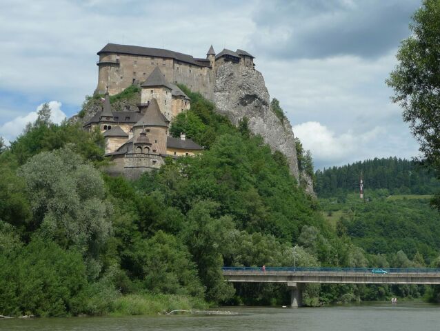 turista, turistika, dovolenka, Oravsky hrad, Orava