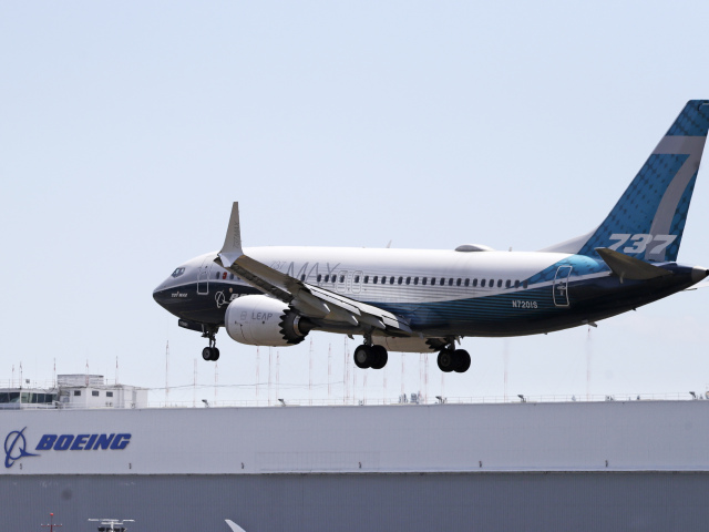Boeing 737 max test lietadlo