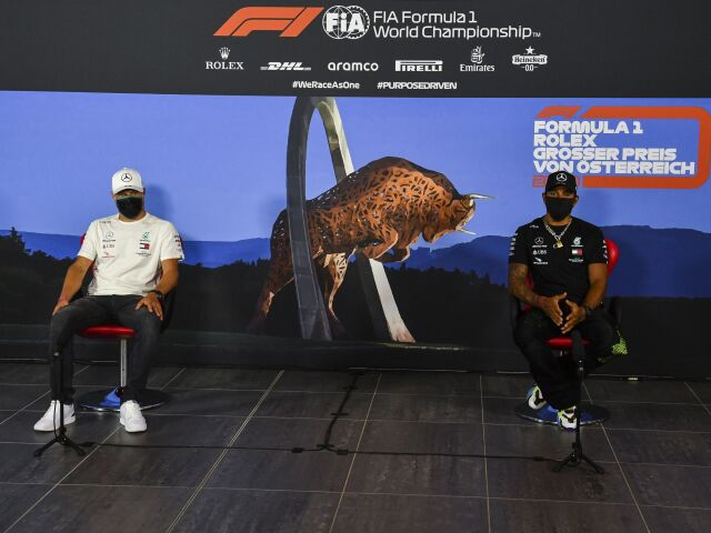 Valtteri Bottas, Lewis Hamilton