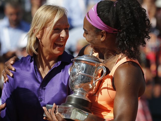 Serena Williamsová, Martina Navrátilová
