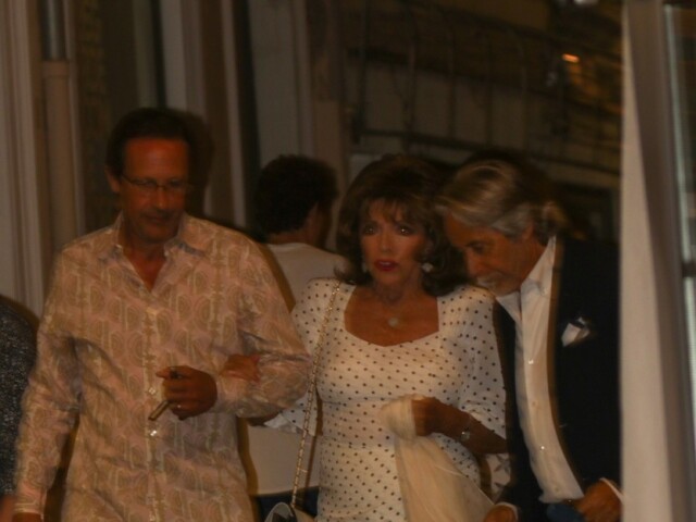 Joan Collins a jej manžel Percy Gibson