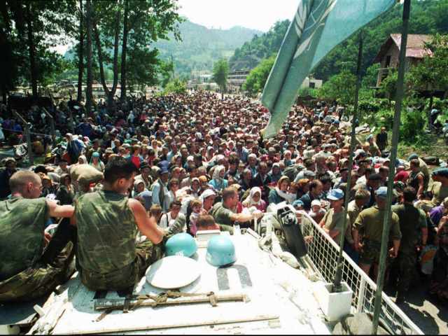 Holanďania, Srebrenica