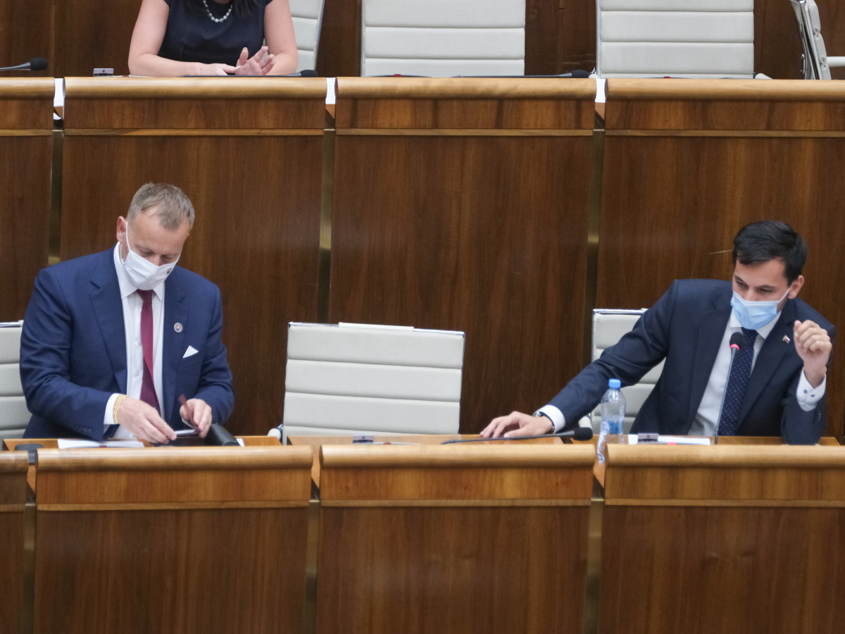 Boris Kollár (vľavo) a Juraj Šeliga