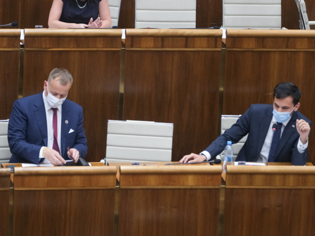 Boris Kollár (vľavo) a Juraj Šeliga