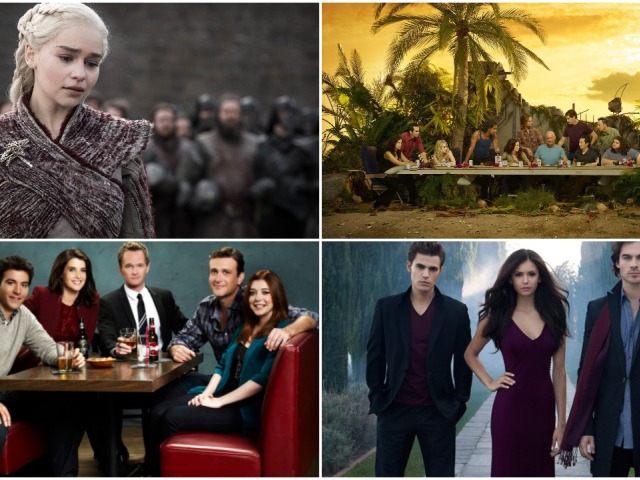 hra o tróny, lost, upírske denníky, himym,