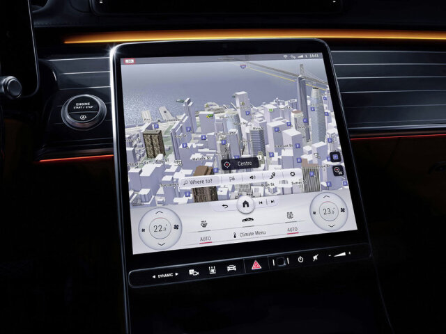 Mercedes-Benz S - 2021 infotainment