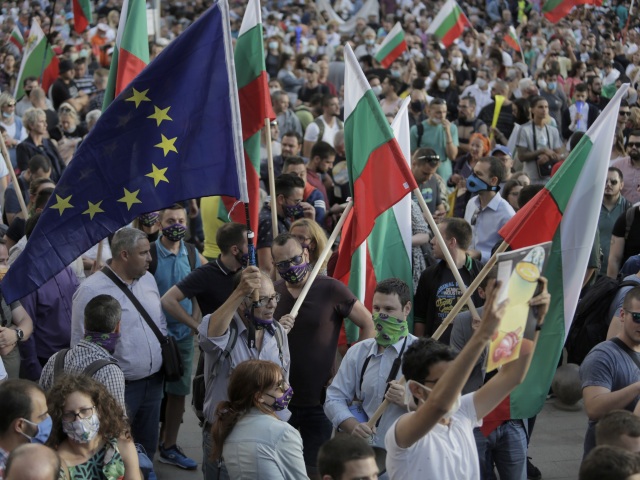 Bulharsko / Protest / Demoštrácia /
