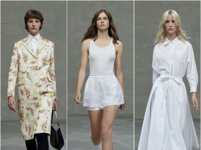 Modelky v kreácii Prada Jar/Leto 2021.