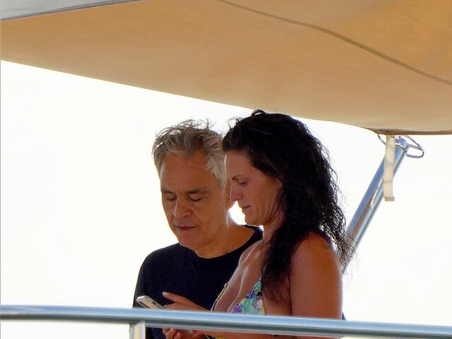 Andrea Bocelli a jeho manželka Veronica Berti