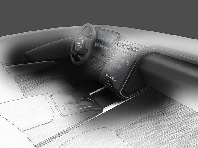 Hyundai Tucson - skica kabíny 2021