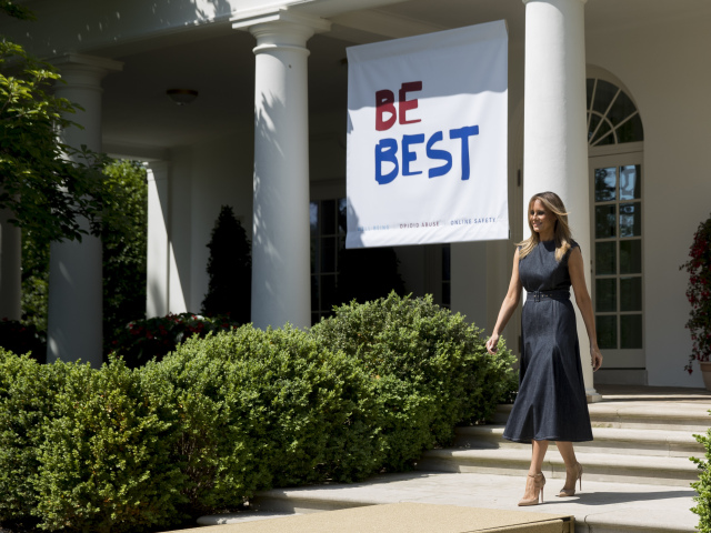 Melania trumpová biely dom