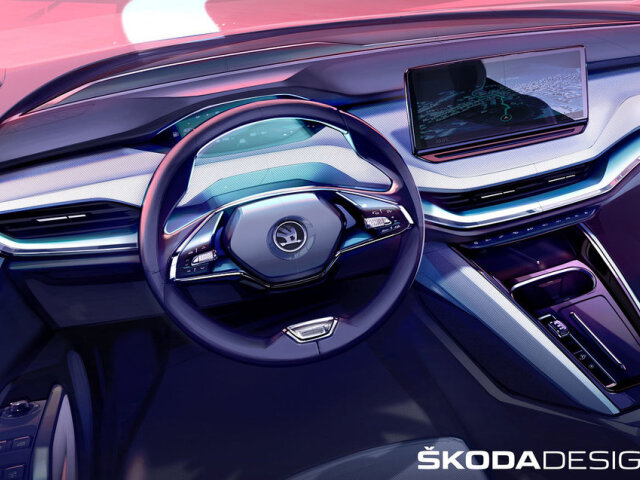 Škoda Enyaq - skica 2020