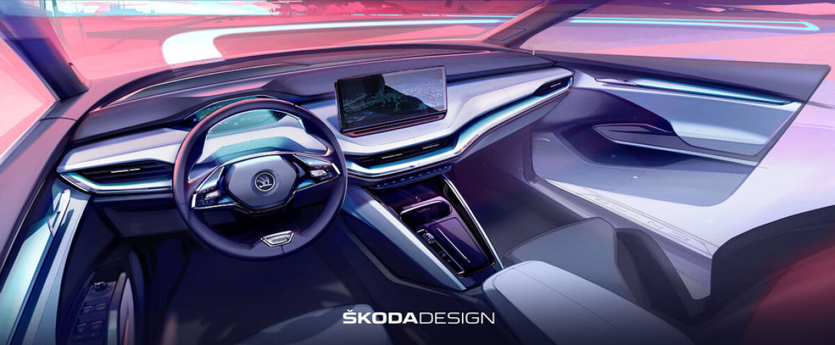 Škoda Enyaq - skica 2020