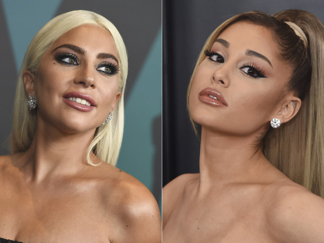 Lady Gaga (vľavo) a jej kolegyňa Ariana Grande
