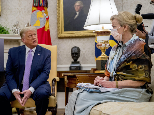 koronavírus, Donald Trump