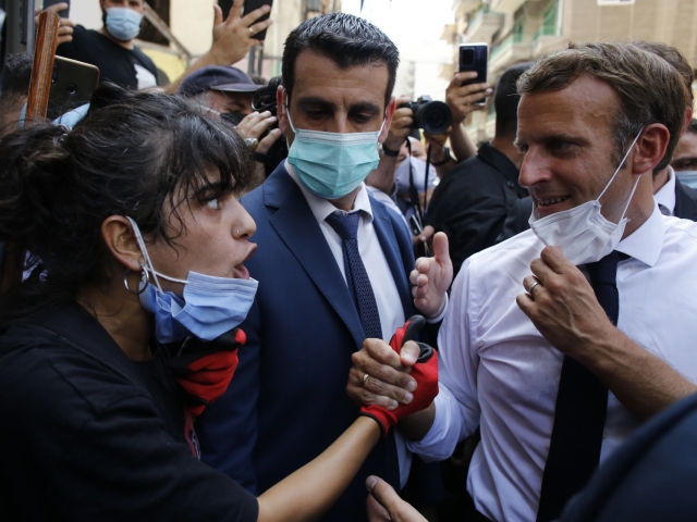 Libanon Bejrút výbuchy Francúzsko Macron návšteva