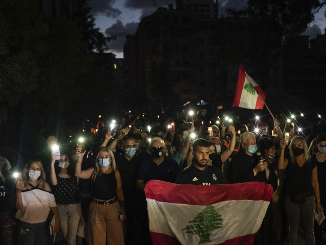 Libanon výbuch protesty