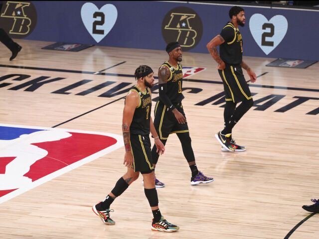 JaVale McGee, Kentavious Caldwell-Pope, Anthony Davis