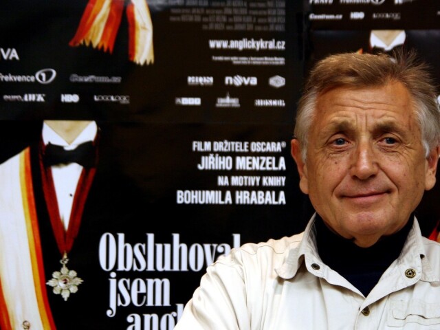 Režisér Jiří Menzel v roku 2007 na uvedení DVD Obsluhoval jsem anglického krále. 