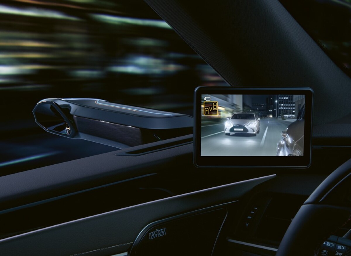 Lexus ES - digitálne zrkadlá