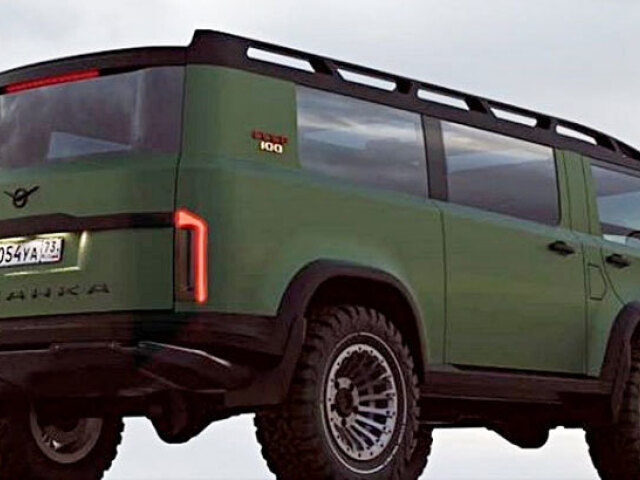 UAZ Buchanka - dizajnový návrh 2020