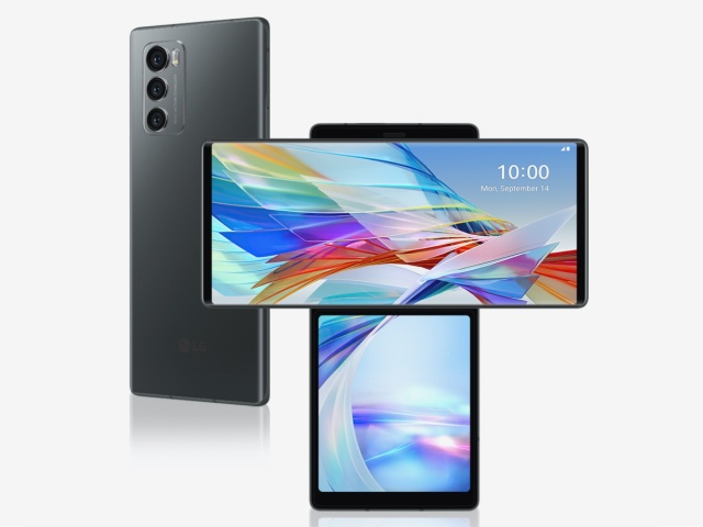 LG, Wing, smartfón, otočný displej
