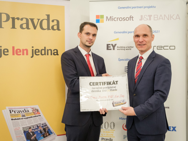 mladý inovatívny podnikateľ 2020