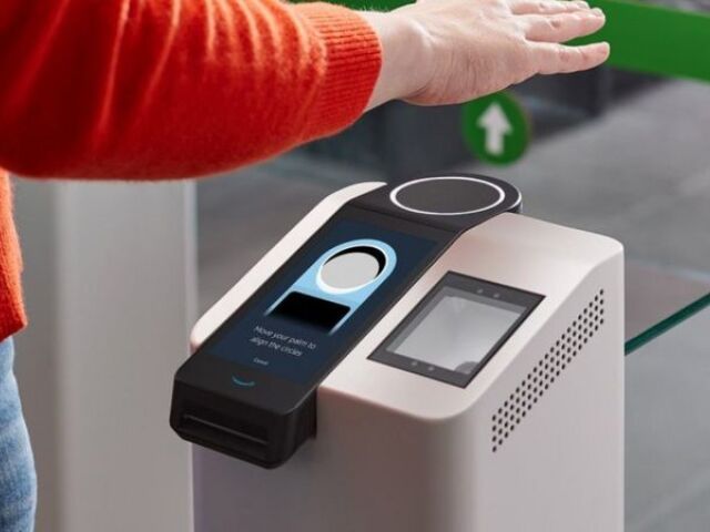 amazon go, biometria