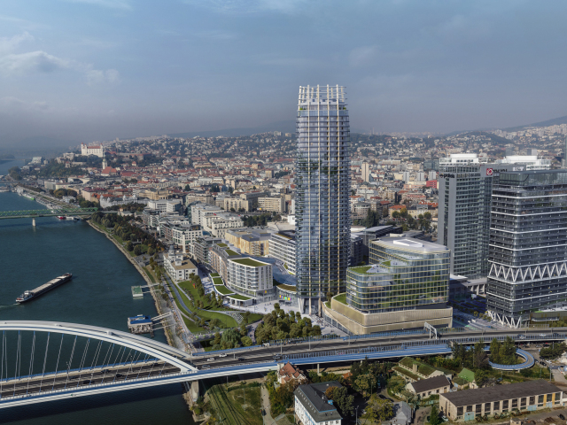 Eurovea city, Eurovea Tower, mrakodrap, Bratislava