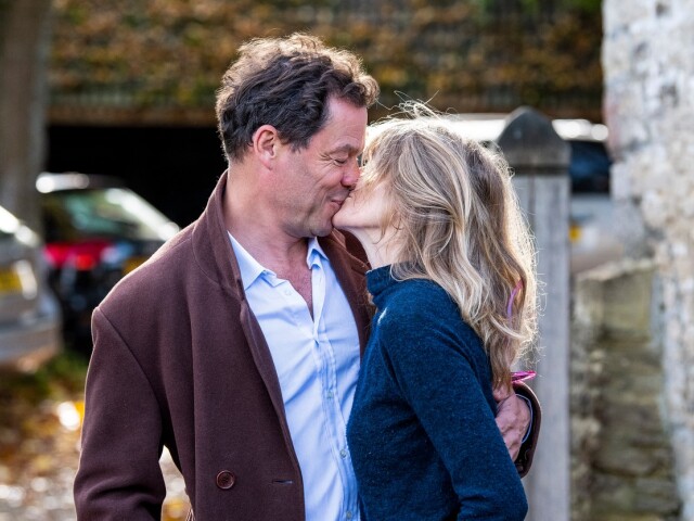 Dominic West a jeho manželka Catherine FitzGerald